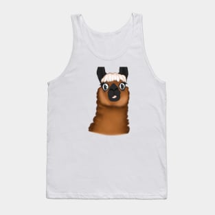 Cute Llama Drawing Tank Top